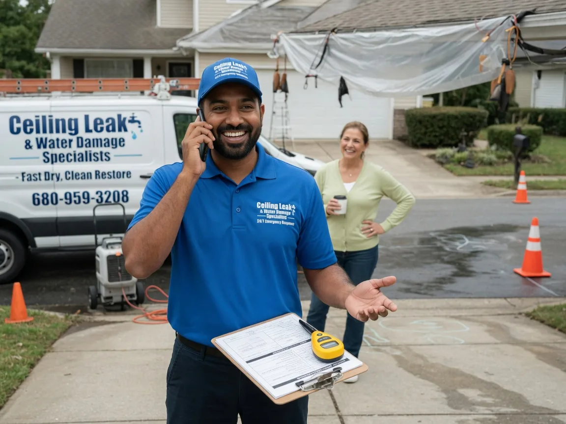 Ceiling Leak Cleanup Webbers Falls, OK FAQs